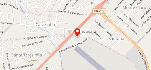 Hotel Brasa Viva no mapa