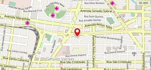 Churrascaria e Petiscaria Recanto do Guerreiro no mapa