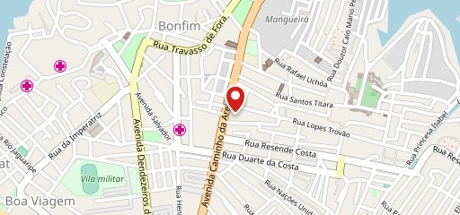 Churrascaria e Pizzaria Arena no mapa