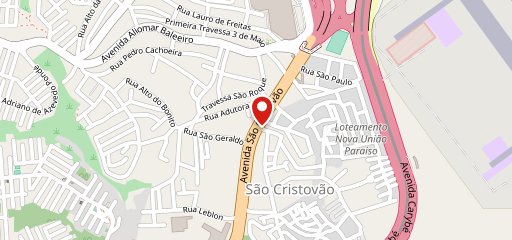 Churrascaria e Pizzaria do Galego são Cristóvão no mapa