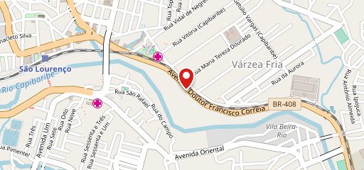 Família Moura Churrascaria e Pizzaria no mapa