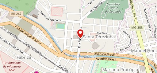 Pizzaria Giramundo no mapa