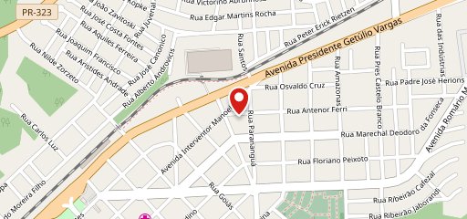 Churrascaria Paiol Rolândia Rolândia PR no mapa