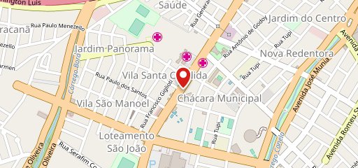 Churrascaria Porto Alegre no mapa