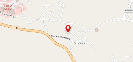 Čibača Restaurant sulla mappa