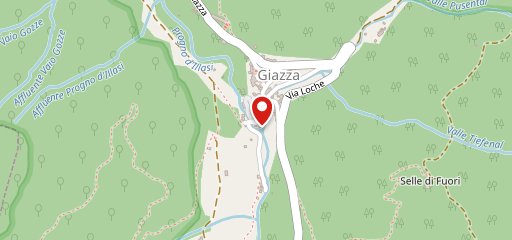 pizzeria cimbra sulla mappa