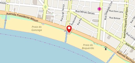 Quiosques Na Praia no mapa