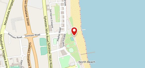 Durban Beach Cafe sur la carte