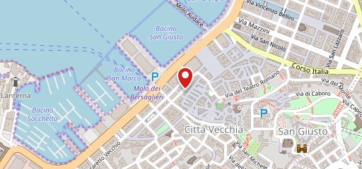 Città di Cherso sulla mappa