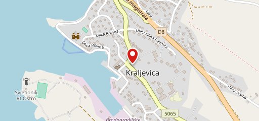 City Pub Kraljevica sulla mappa