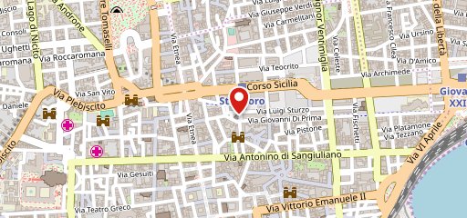 cityfood catania sur la carte