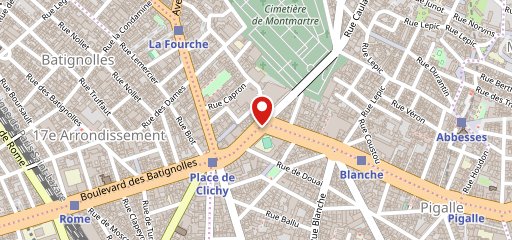 Clichy's Tavern sur la carte