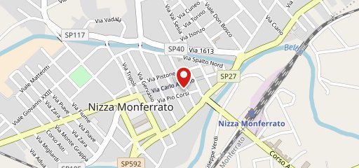 Clos vineria Nizza sulla mappa