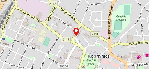 Club Al Capone Koprivnica sulla mappa