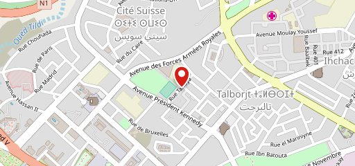 Club de l'Enseignant - FOSE Talborjt sur la carte