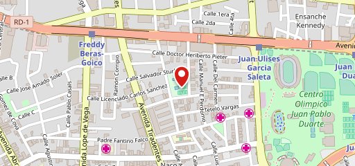 Club Deportivo Naco, Inc. en el mapa