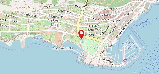 Pizza • Split • Croatia sulla mappa