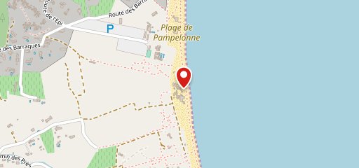 Club Les Palmiers - Plage de Pampelonne sur la carte