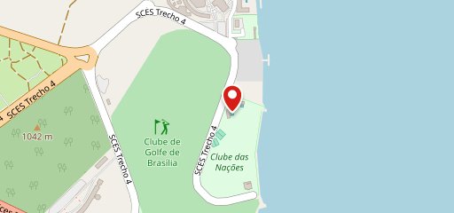 Clube das Nações / Restaurante no mapa