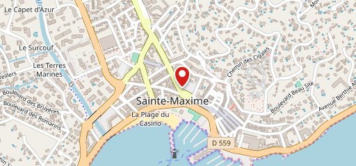 Coffee and Friends ste Maxime sur la carte