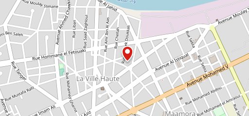 Coffee shop Mocambo Drago sur la carte