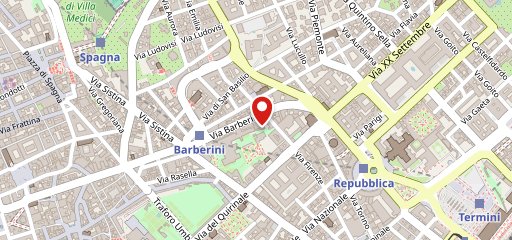 Coinbar Roma - Barberini sulla mappa