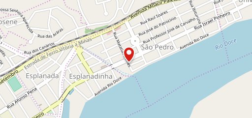 Coliseu pizzaria no mapa