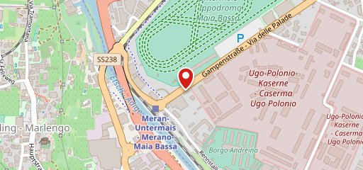 Trattoria Ippodromo Merano Al Tondino sulla mappa