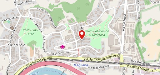 La pizza del Colle sulla mappa