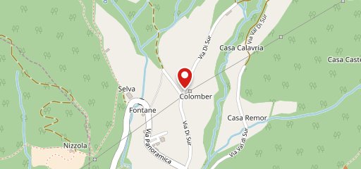 hotel colomber sulla mappa