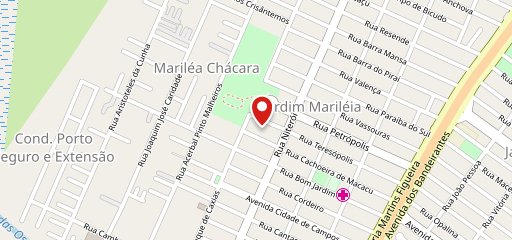 Comida Brasileira Delivery no mapa