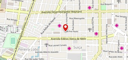 Comida Italiana Delivery em Aracaju no mapa