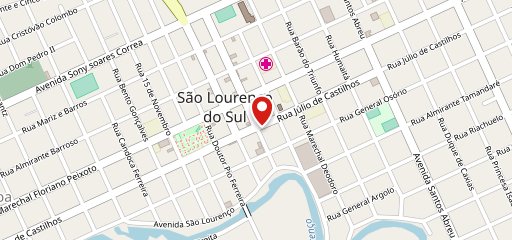 Comilão Lanches no mapa