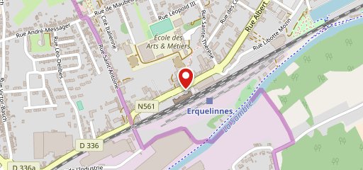 Fast and Pizza Erquelinnes sur la carte