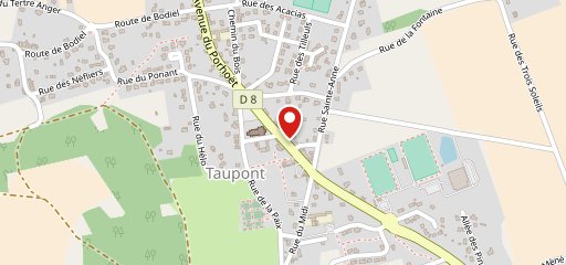 Commune de Taupont sur la carte