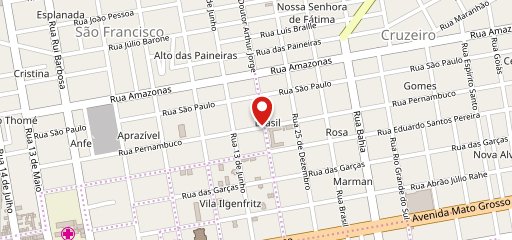 Restaurante da Côrte no mapa