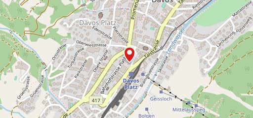 Coop Restaurant Davos sur la carte