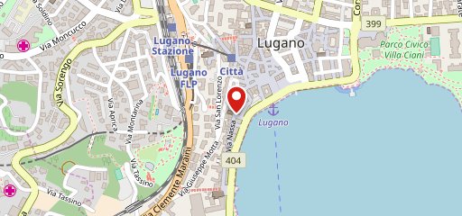 Coop Ristorante Lugano sulla mappa