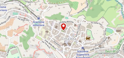 Circolino Città Alta sur la carte