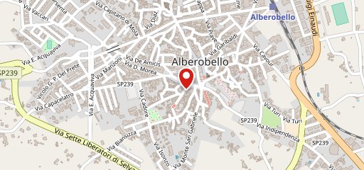 Coppino Alberobello sur la carte