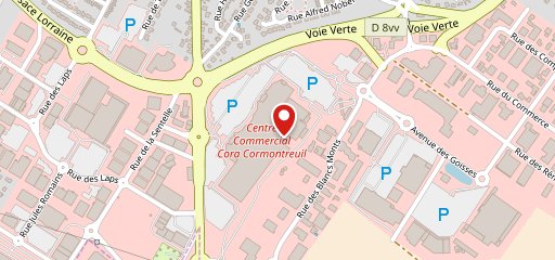 Cafétéria Cora Reims-Cormontreuil sur la carte