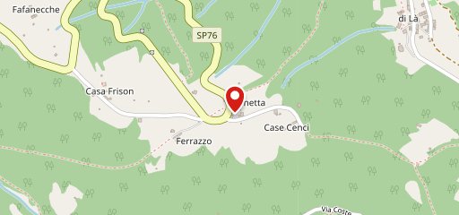 Bar Pizzeria Trattoria Cornetta sulla mappa