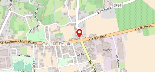 Corso Asolo Club sulla mappa