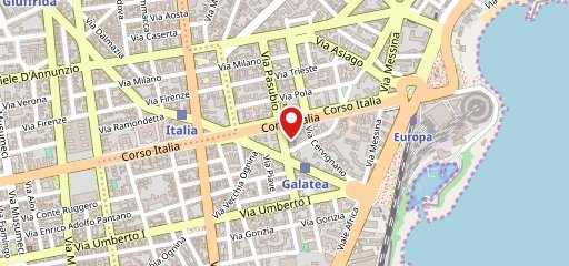 Costa Caffè Catania sulla mappa