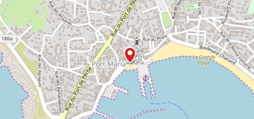 Côte & Port sur la carte