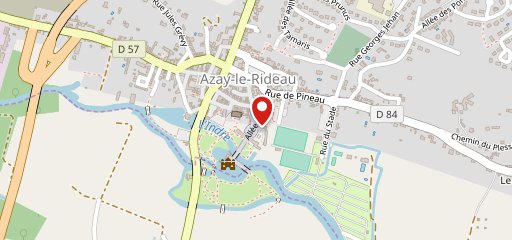 Restaurant Côté Cour Azay le Rideau sur la carte