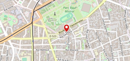 Coté Parc sur la carte