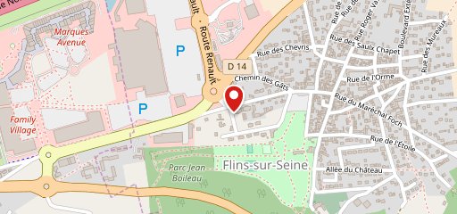 Creperie de Flins sur la carte