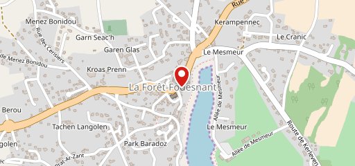 Crêperie de la Baie La Forêt-Fouesnant sur la carte