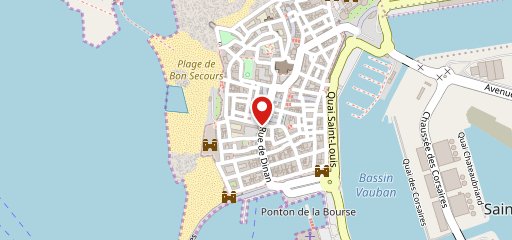 Crêperie des Bés Saint-Malo sur la carte